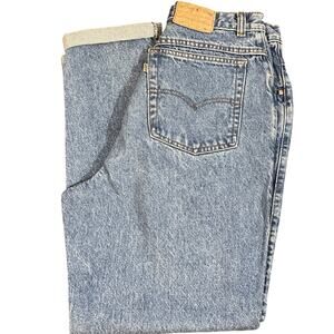 Women Levis Vintage 90s Silver tab 900 series mom Jean ultra high tapered ankle